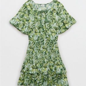 Aerie Smocked waist mini dress. NWT